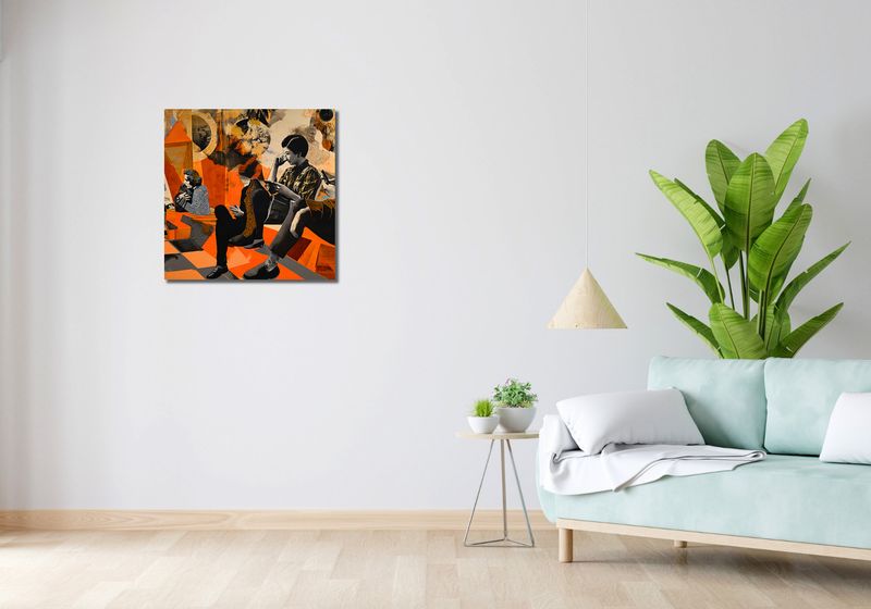 Obraz 60x60cm Przestrzeń Do Dialogu zdjęcie 2