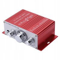 MINI HIFI AUDIO WZMACNIACZ STEREO WZMACNIACZ GŁOŚNIKI MOCY DC 12V