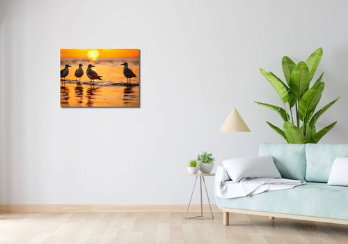 Obraz 70x50cm Mewia Gawęda na Arena.pl