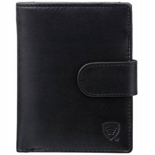 PIONOWY PORTFEL Męski Skórzany OCHRONA RFID Kieszeń Bilon Zamek / na Arena.pl