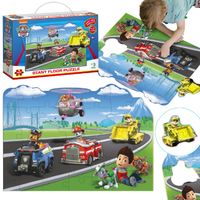 duże puzzle podłogowe psi patrol układanka 40 elementów mega zestaw  200467