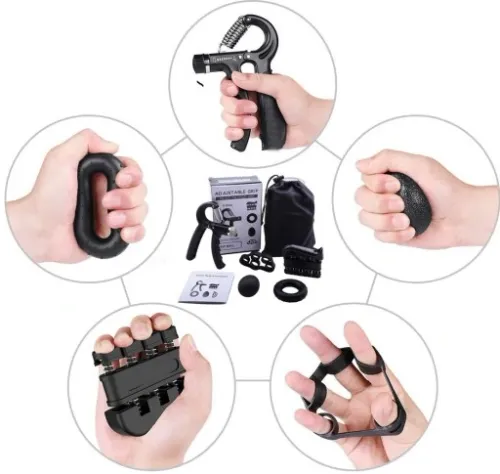 Ściskacz dłoni Ściskacze Ściski DUŻY ZESTAW 6 el. na Arena.pl