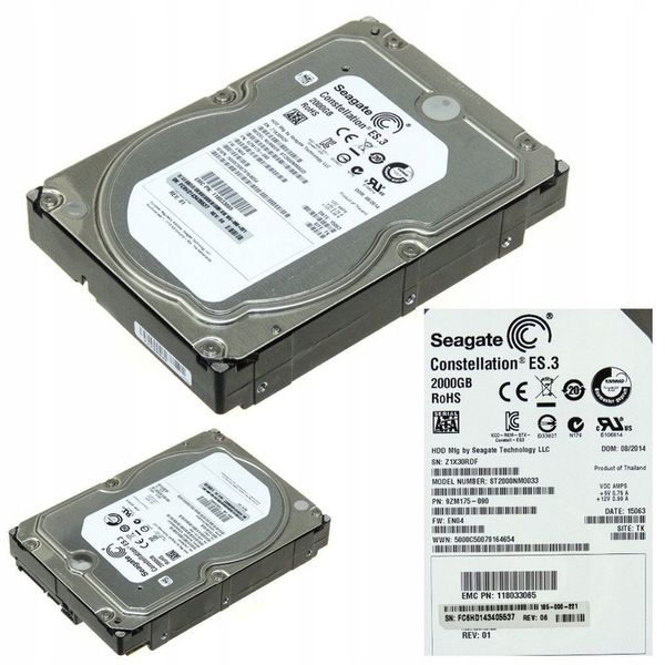 Dysk twardy Seagate Constellation ES.3 ST2000NM0033 2TB SATA III 3,5" zdjęcie 8