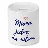 Skarbonka Dla Mamy Matki Mama Jedna Na Milion Z Nadrukiem Ze Zdjęciem