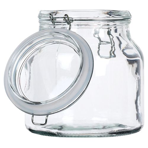 Słoik Pojemnik Szklany Kuchenny Patentowy z Klipsem do Żywności 2,4L na Arena.pl
