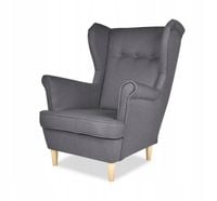 Fotel uszak ARI skandynawski Family Meble - Szary komfort domowy