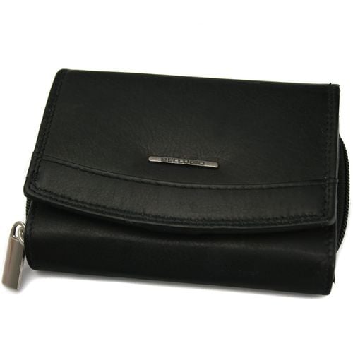 skórzany portfel damski bellugio - czarny na Arena.pl