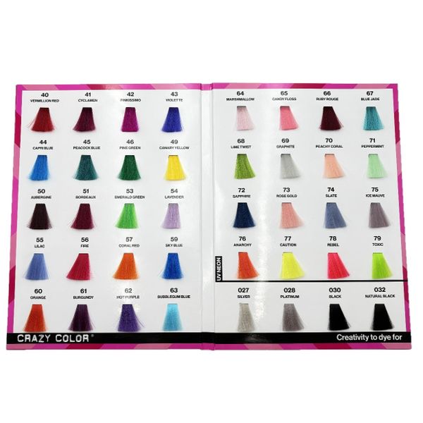 CRAZY COLOR Krem do koloryzacji włosów No. 77 - Caution UV - 100ml zdjęcie 3