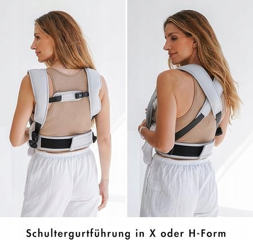 Nosidełko dla niemowląt ROOKIE Baby Konnekt Bawełna organiczna (szary) na Arena.pl