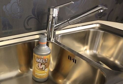 ŚRODEK PŁYN DO UDRAŻNIANIA RUR KANALIZACJI MELT x 1 szt 0,75L na Arena.pl