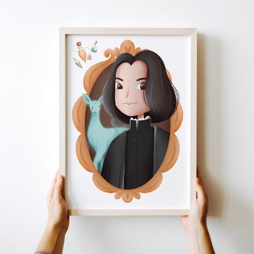 Plakat slytherin snape harry potter 21x29,7 cm A4 na Arena.pl