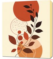 Obrazy do salonu boho nowoczesny 60x70cm Odcień Palet