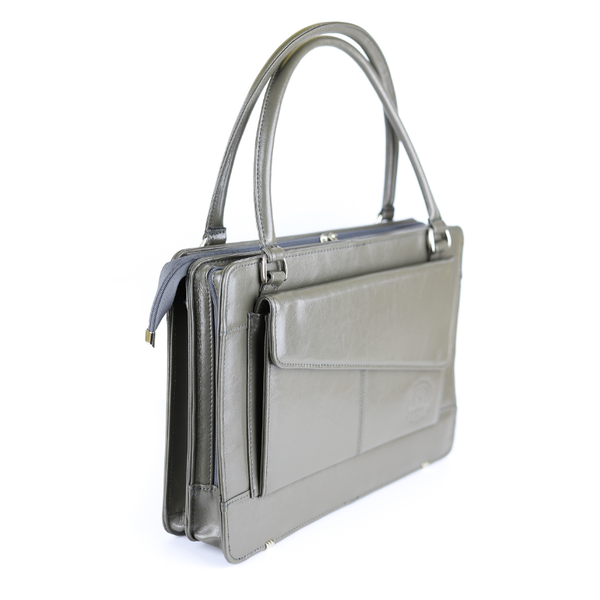 505 Teczka damska laptop exclusive - szara KEMER zdjęcie 3