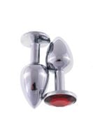 Korek Analny Z Czerwonym Kryształkiem Diamond Plug Red