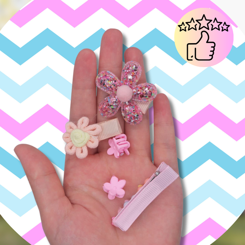 zestaw ozdób do włosów dla dziewczynki  gumki spinki + pudełko na Arena.pl