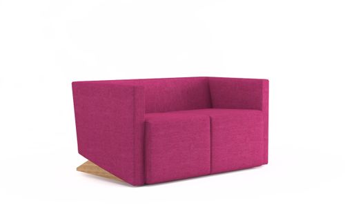 Sofa Plain 168cm różowa  D2 na Arena.pl