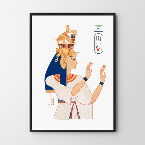 Plakat cyfrowy do wydruku egipt kleopatra na Arena.pl