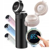 KUBEK TERMICZNY TERMOS LED BIDON BUTELKA PRÓŻNIOWA 420 ML HERBATA KAWA