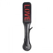 Pejcz-Paletta Doppia Double Spank Paddle Love Black