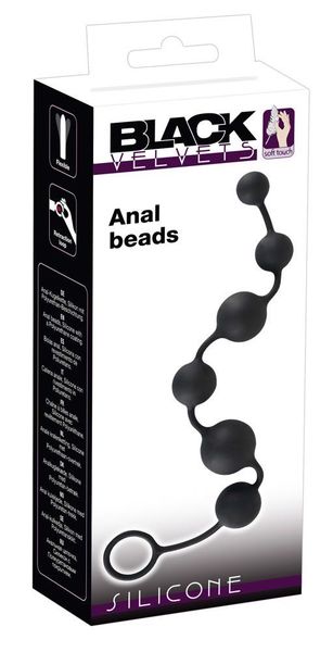 Black Velvets Anal Beads zdjęcie 1