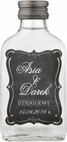 BUTELECZKI WESELNE Z NADRUKIEM UV 100ML - 150 szt.