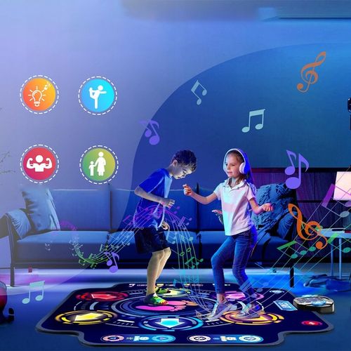 DUŻA MATA TANECZNA DLA DZIECI Z BLUETOOTH LED 9 TRYBÓW 5 PRĘDKOŚCI na Arena.pl