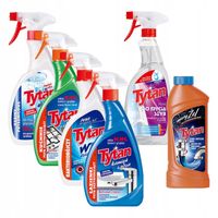 Tytan POWER zestaw do ŁAZIENKI KUCHNI 6szt MIX