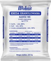 Wokas Kreda Granulowana Na trawnik Warzywa WOKAS 25kg