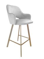 Hoker krzesło barowe Milano podstawa Profil złota MG39
