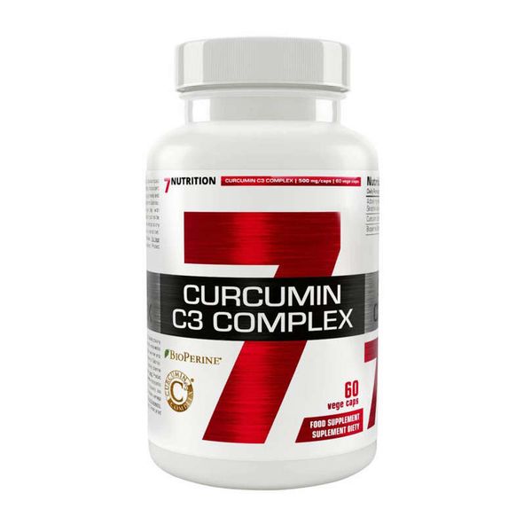 7Nutrition - Curcumin C3 Complex 500 mg - 60 kaps. zdjęcie 1