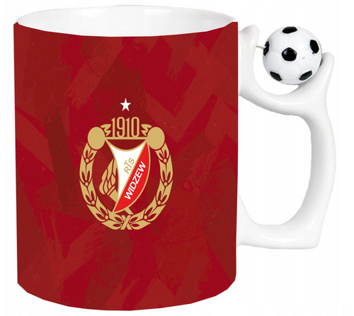 Kubek z piłką dla Fana Widzew Łódź na Arena.pl