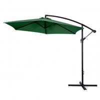 PARASOL OGRODOWY MULTIGARDEN 300CM KORBOWY POLIESTER ZIELONY