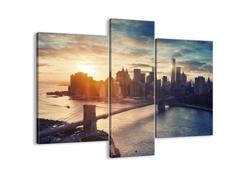 Obraz Na Płótnie - Ny Most Brooklin - 95X80 Cm - Cb95X80-3733 na Arena.pl