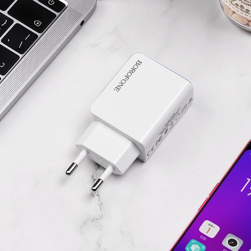 Ładowarka sieciowa 2x USB, 10W (Biały) na Arena.pl