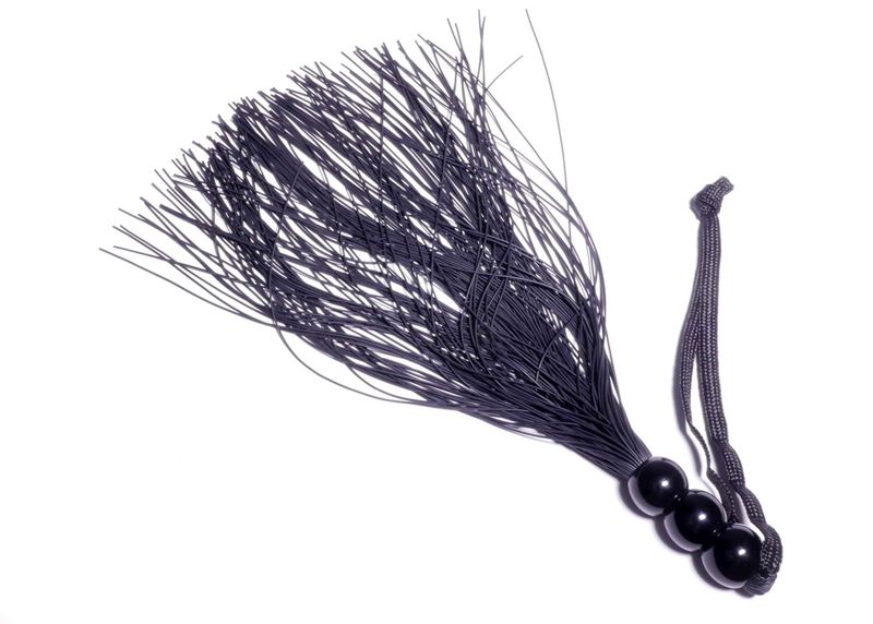 Silicone Whip Black 10"" - Fetish B - Series zdjęcie 4
