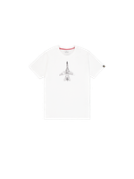 Alpha Industries T-shirt Air Force Sketch (266548) biały M