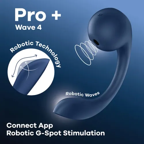 wibrator pro+ wave 4 connect app dark blue satisfyer na Arena.pl