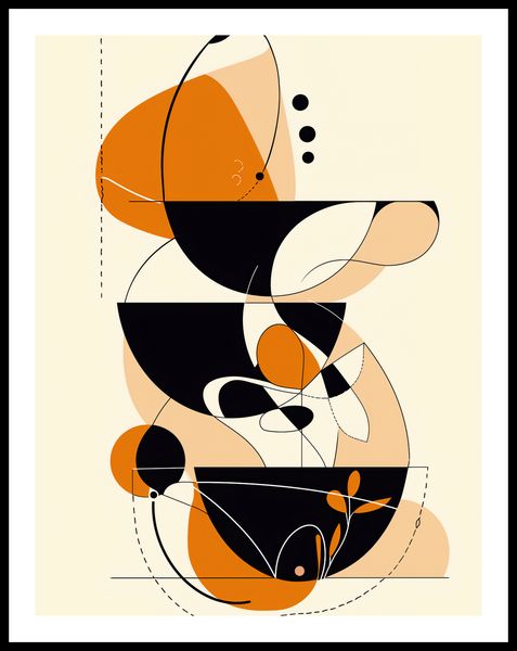 Plakat 50x65cm Taneczne Kręgi zdjęcie 3