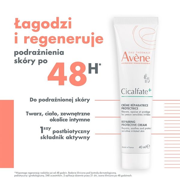 Avene Cicalfate+ Regenerujący krem ochronny 40ml zdjęcie 7
