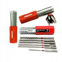 Zestaw wierteł SDS Plus Hilti do betonu żelbetu 6 sztuk TE-CX M1