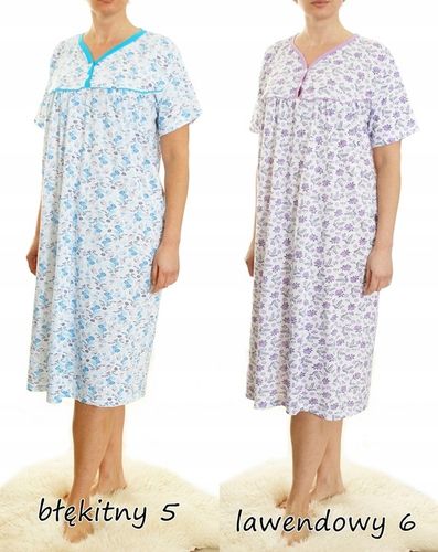 Koszula nocna wygodna PIŻAMA bawełna ELA MEGA PLUS SIZE na Arena.pl