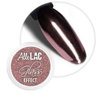 Pyłek lustrzany efekt do paznokci Glass Effect AlleLac Dark Golden Pink Nr5