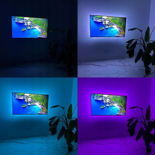Taśma LED TV Telewizora Podświetlenie RGB USB Pilot Aplikacja na Arena.pl