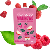 Owolovo Malinowo Mus jabłkowo-malinowy 200 g