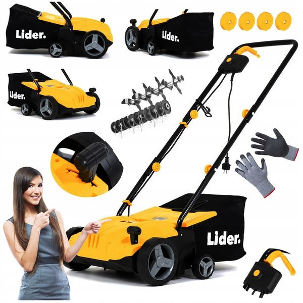 WERTYKULATOR AERATOR ELEKTRYCZNY 3W1 MOCNY +GRATIS zdjęcie 1