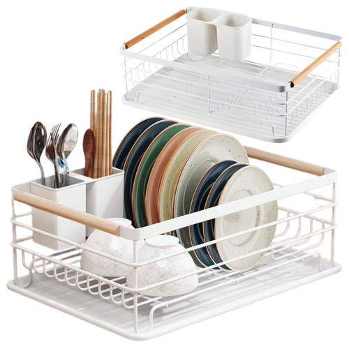 Suszarka do naczyń biała ociekacz na naczynia na Arena.pl