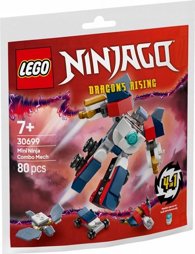 LEGO Klocki Ninjago 30699 Wielofunkcyjny minimech ninja 7+ (80 elementów) na Arena.pl