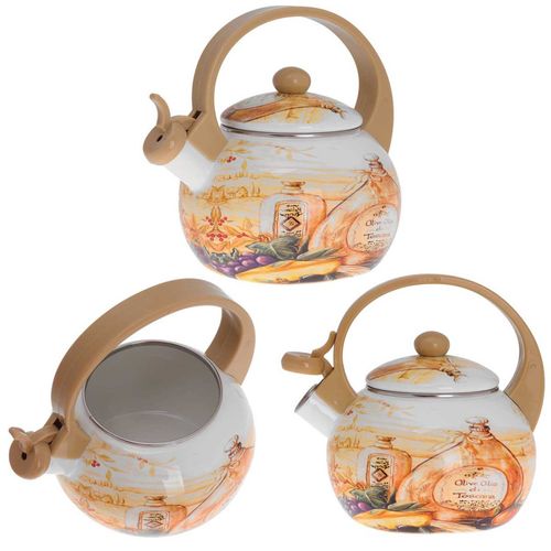 czajnik emaliowany 2l z gwizdkiem kinghoff kh-3700 na Arena.pl