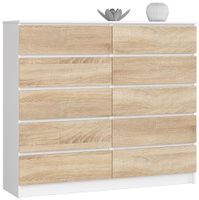 KOMODA K140 10SZ CLP PK BIAŁY / SONOMA