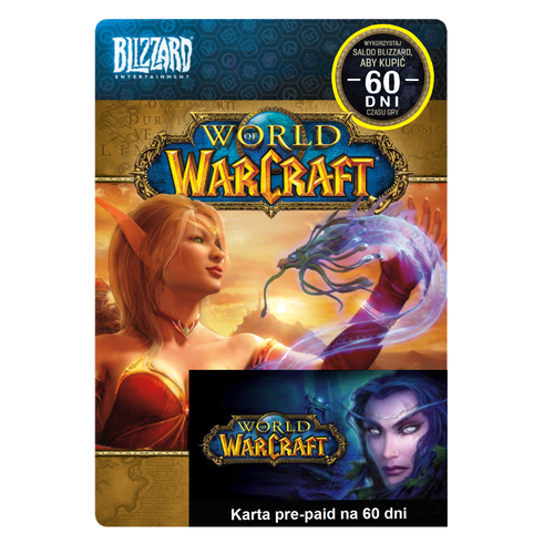 World Of Warcraft 60 DNI PrePaid EU WOW Klucz Kod na Arena.pl
